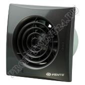 Вентилятор Бесшумный 125 Quiet черный сапфир Vents