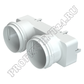 Муфта переходная 204x60/75 мм BlauFast MH 75/204x60 для соединения воздуховодов BlauFast Ø 75мм и BlauPlast FK 204x60 мм
