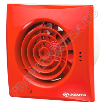 Вентилятор Бесшумный 150 Quiet красный Vents
