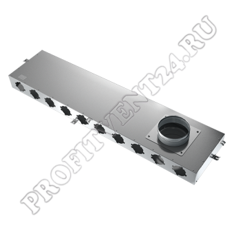 Коллектор металлический с фланцем d=67 мм BlauFast SR 160/75х12 01 для распределения воздуха от вентиляционной установки по каналам