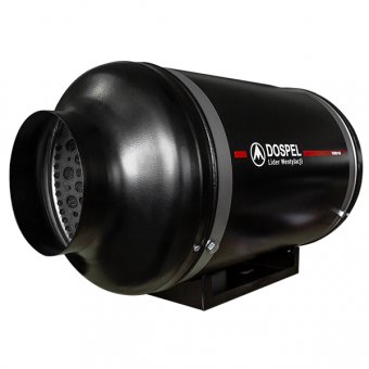 Вентилятор канальный бесшумный TURBO SILENT 200 DOSPEL 2х скоростной черный Ø200