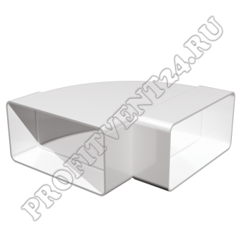 Колено плоское горизонтальное 90º 511КГП ЭРА 55x110