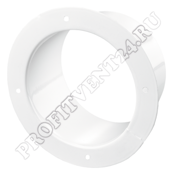 Фланец металл ФМ 110 ВЕНТС Ø110 белый 