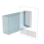 Площадка торцевая пластиковая вертикальная с решеткой 612ПТВР ЭРА 180x250 фланец 60х120